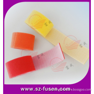 Conveniently Used Double Sided Hook Loop Fastener Velcro Strap